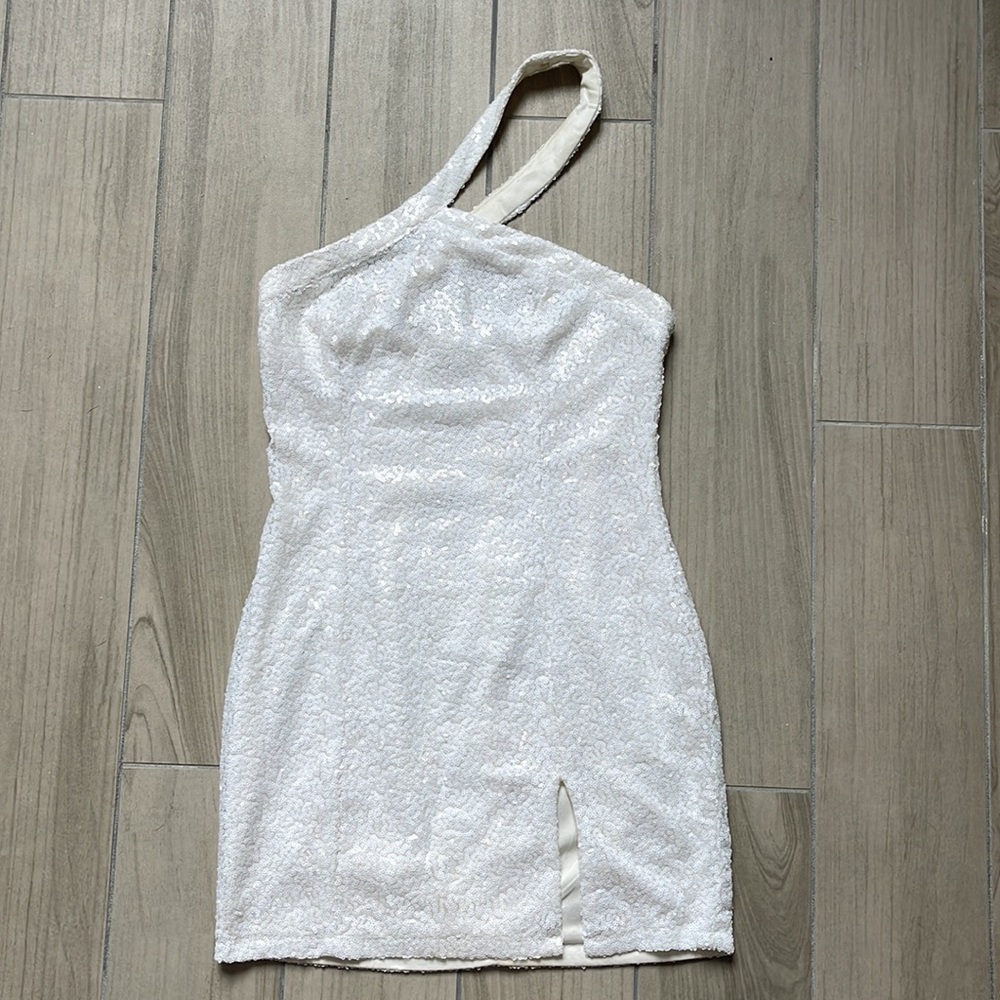 Superdown Cicely Mini Dress in White - Picture 6 of 7